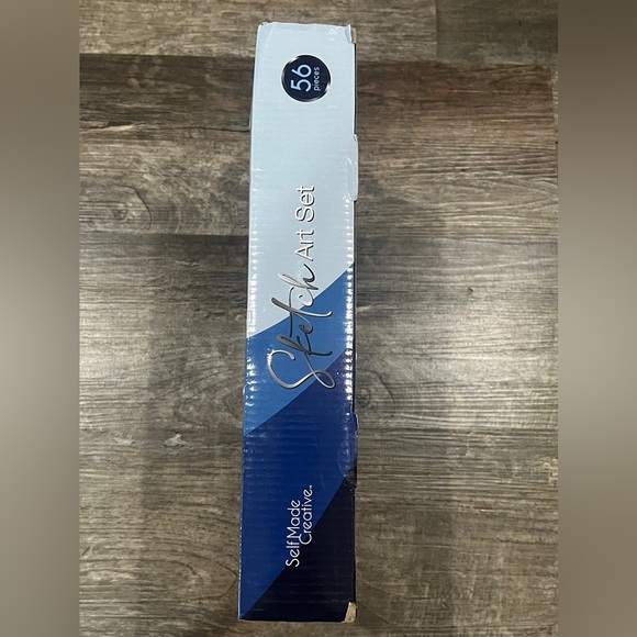 FINAL PRICE PRICE DROP NEW Self Made Creative Sketch Art Set with Easel - Picture 4 of 4